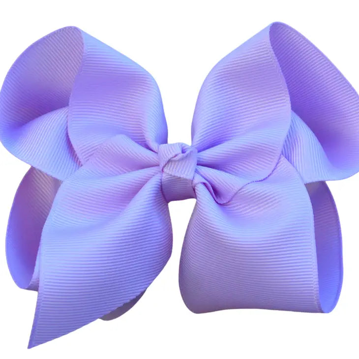 3in Solid Bow Lavender