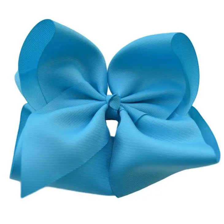 3in Solid Bow Turquoise