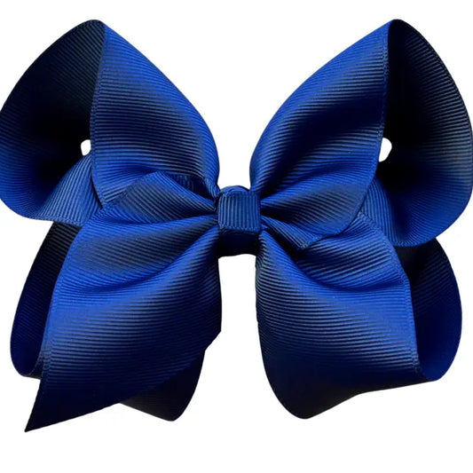 4in Solid Bow Navy