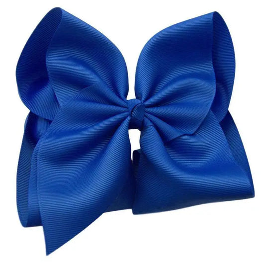 3in Solid Bow Royal Blue