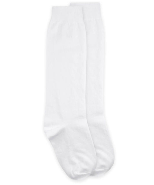 Jefferies Socks School Uniform Cotton Knee High Socks 1 Pair White