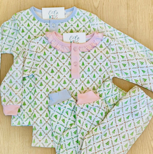 Baby Girl Loren Christmas Tree Set