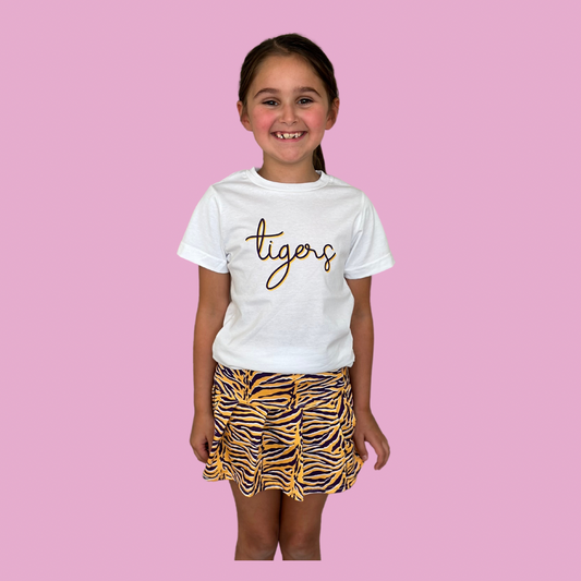 Tigers Script T Shirt