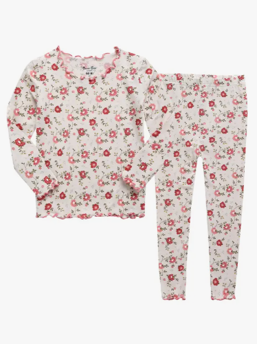 Bamboo PJ Red FLower