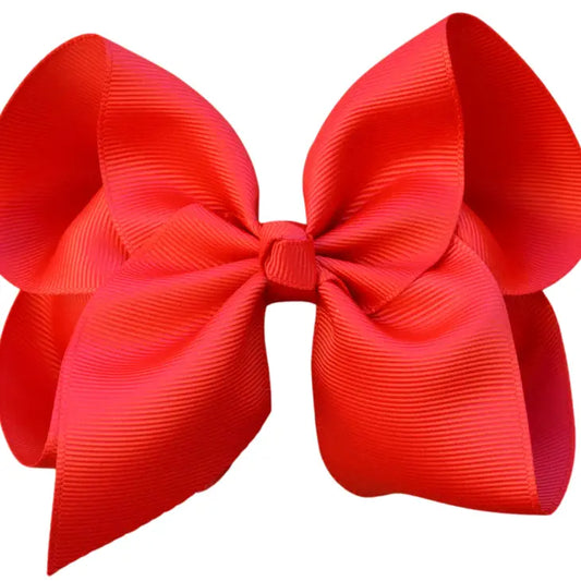 3in Solid Grosgrain Bow Red