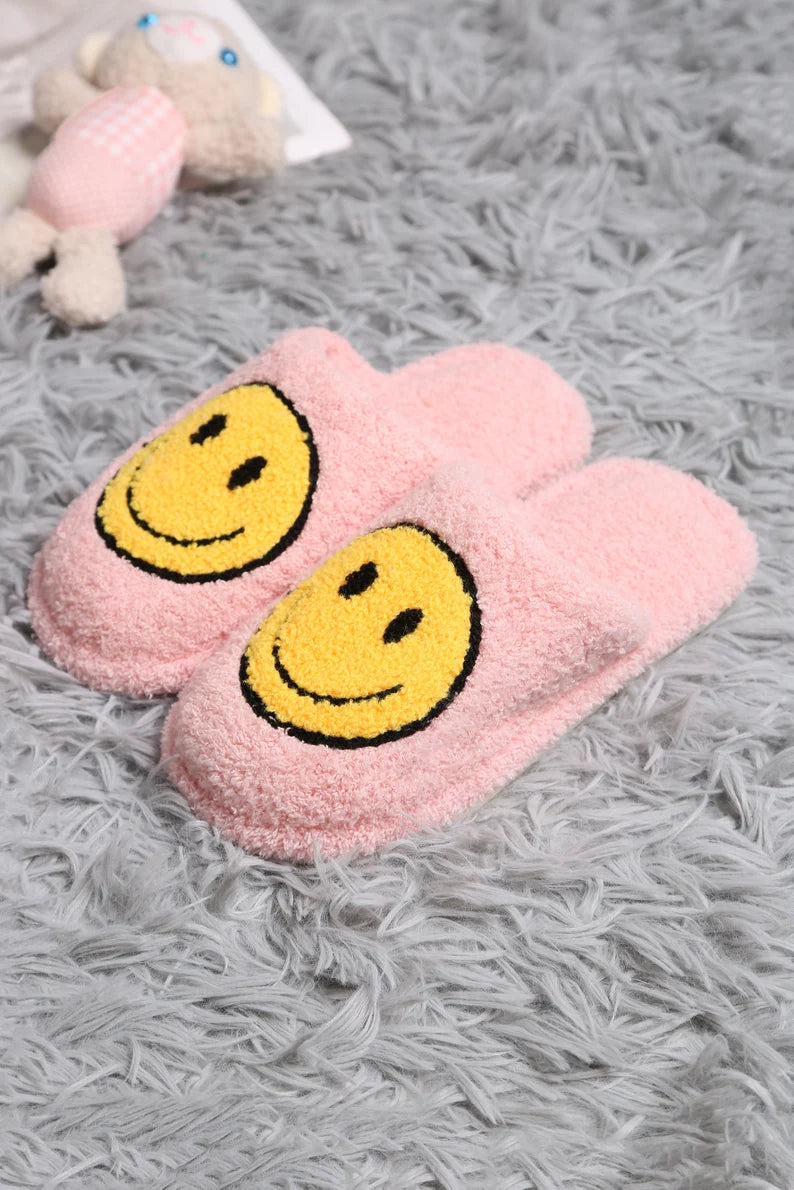 Pink Smile Slippers