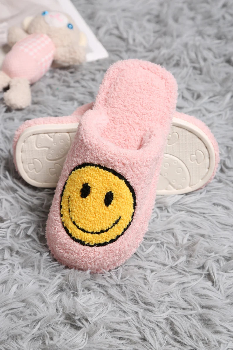 Pink Smile Slippers